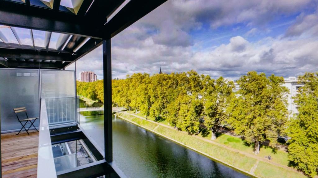 Studio Avec Terrace Au Doc Strasbourg Extérieur photo